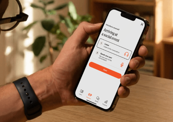 The Babbel app on a phone